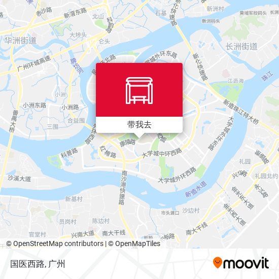 国医西路地图