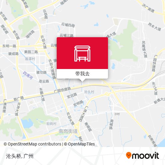 沧头桥地图