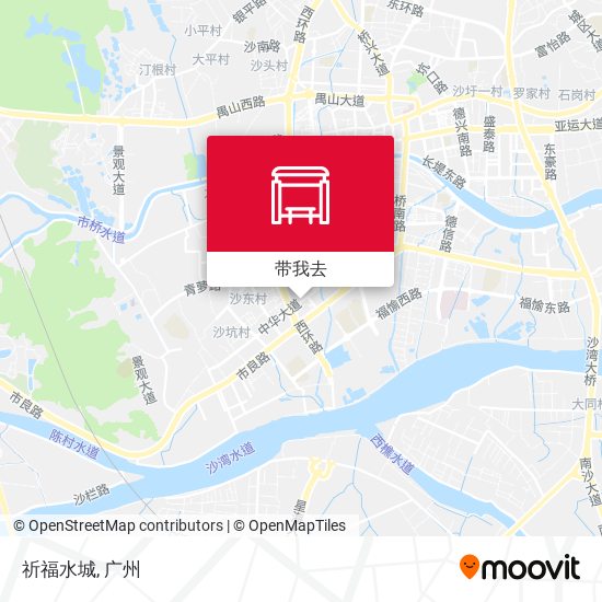 祈福水城地图