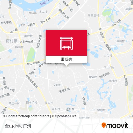金山小学地图