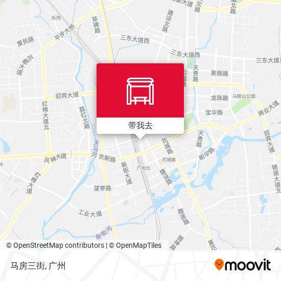 马房三街地图