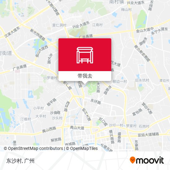 东沙村地图
