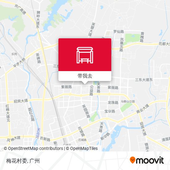 梅花村委地图