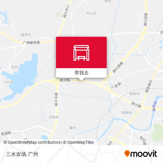 三水农场地图
