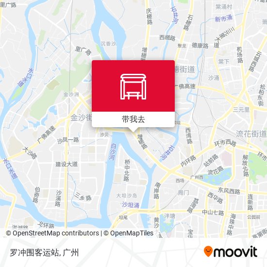 罗冲围客运站地图