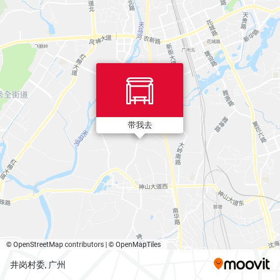 井岗村委地图