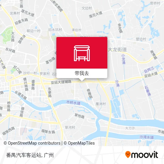 番禺汽车客运站地图