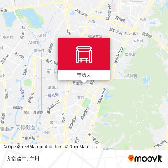 齐富路中地图