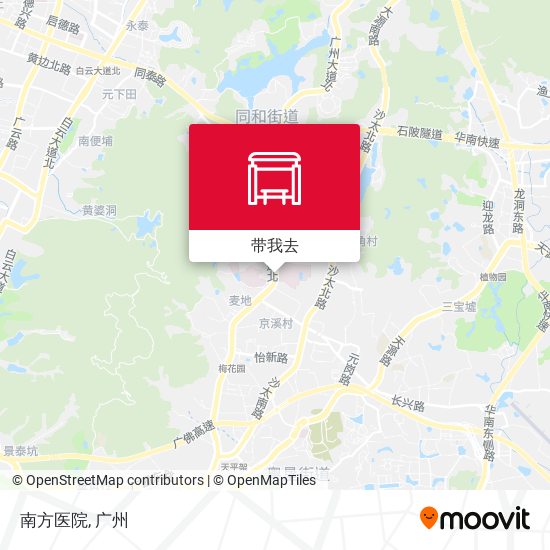 南方医院地图