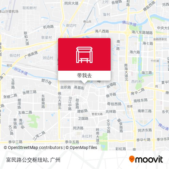 富民路公交枢纽站地图