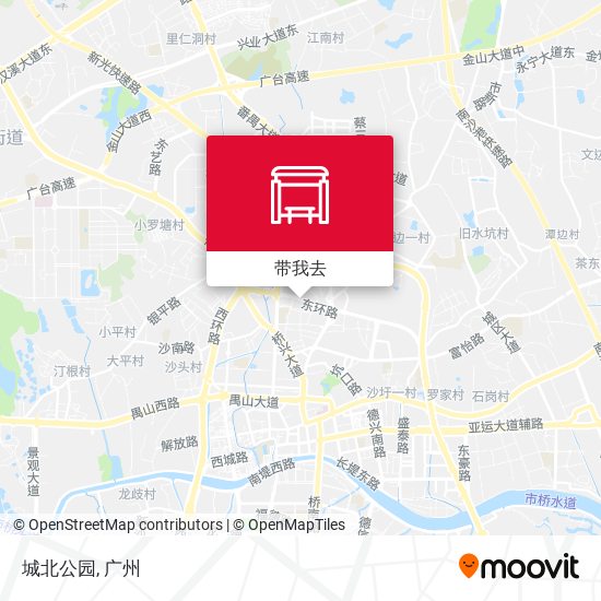 城北公园地图