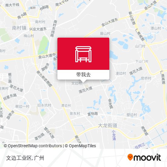文边工业区地图