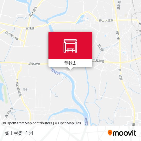 扬山村委地图