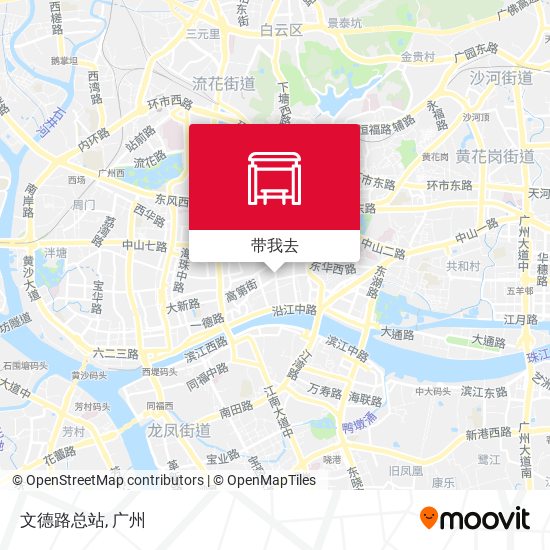 文德路总站地图