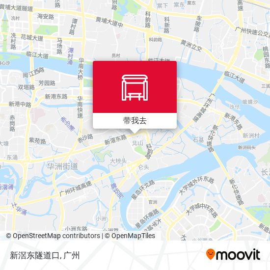新滘东隧道口地图