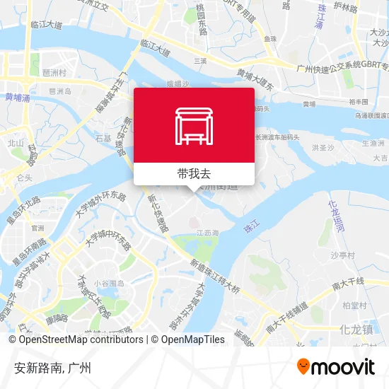 安新路南地图