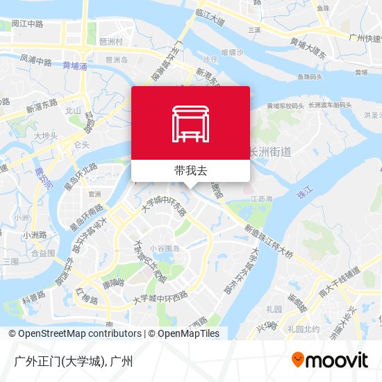 广外正门(大学城)地图