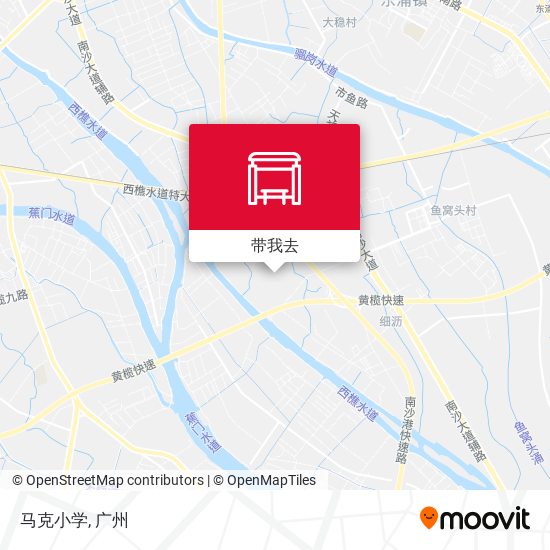 马克小学地图