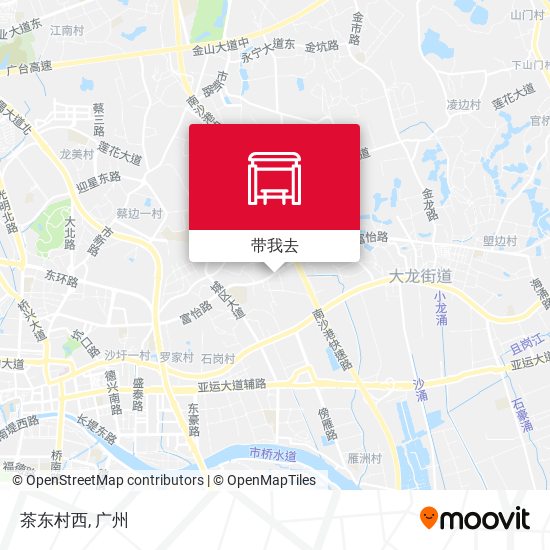 茶东村西地图