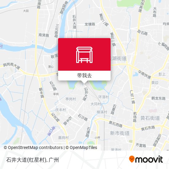 石井大道(红星村)地图
