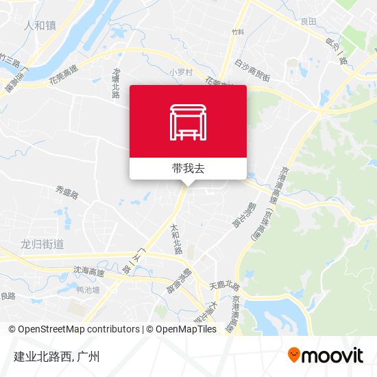 建业北路西地图