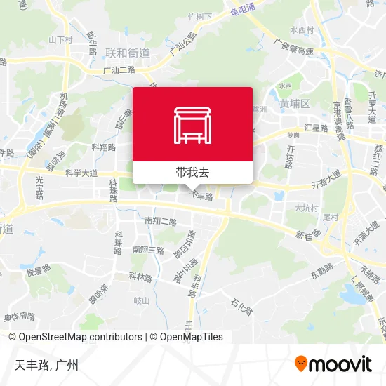 天丰路地图