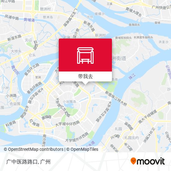 广中医路路口地图