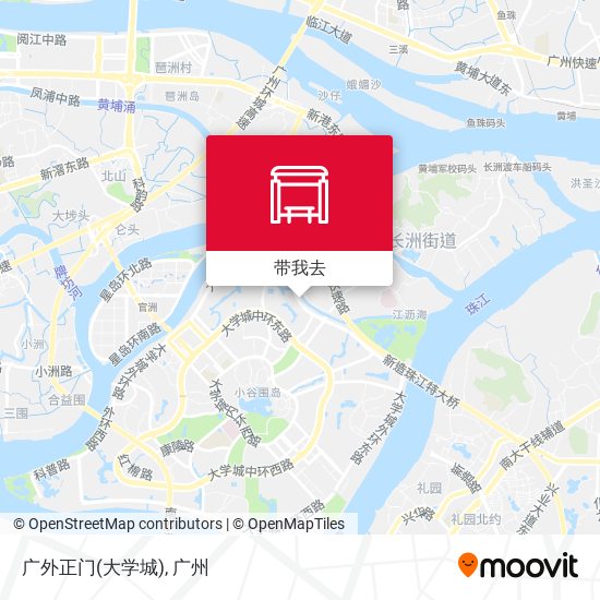 广外正门(大学城)地图