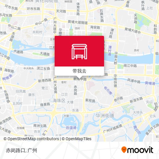 赤岗路口地图