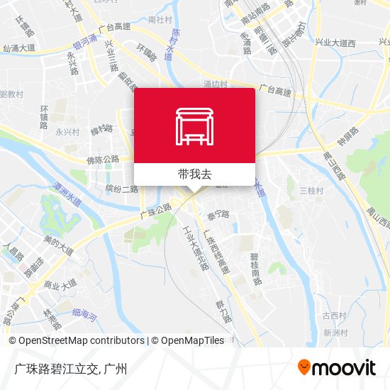 广珠路碧江立交地图