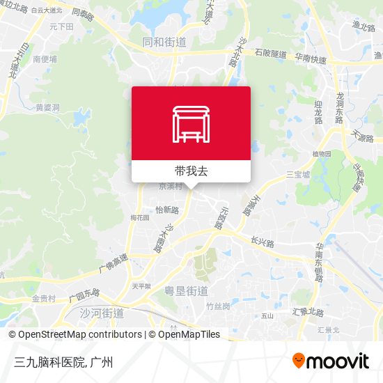 三九脑科医院地图