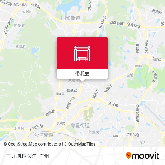 三九脑科医院地图