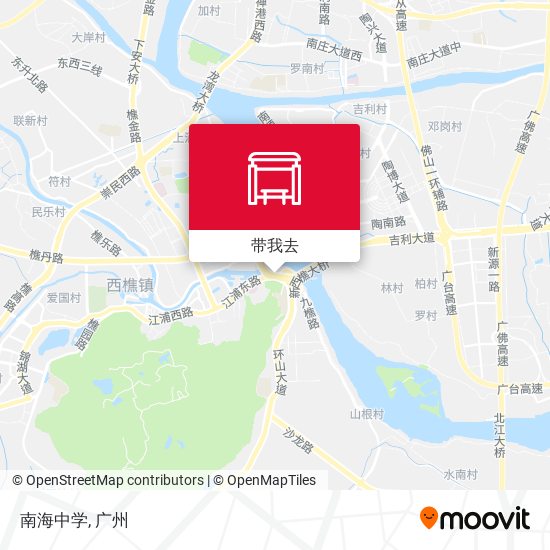 南海中学地图