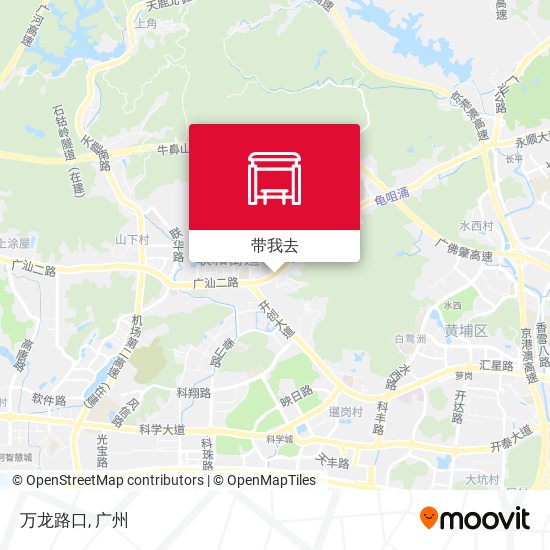万龙路口地图