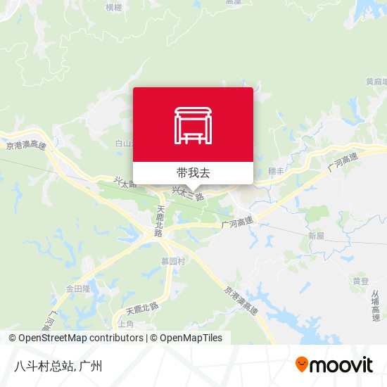 八斗村总站地图