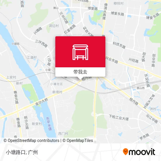 小塘路口地图