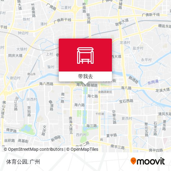 体育公园地图