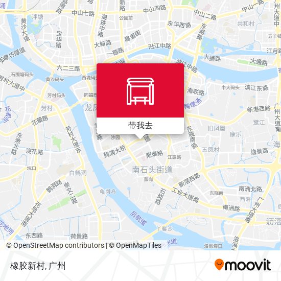橡胶新村地图