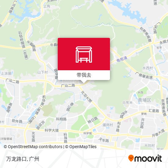 万龙路口地图