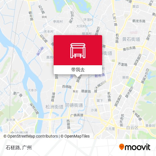 石槎路地图