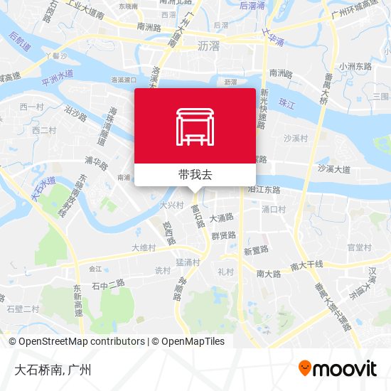 大石桥南地图