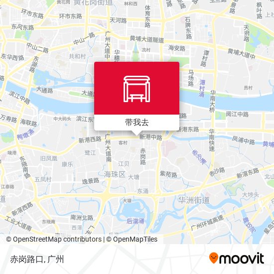 赤岗路口地图