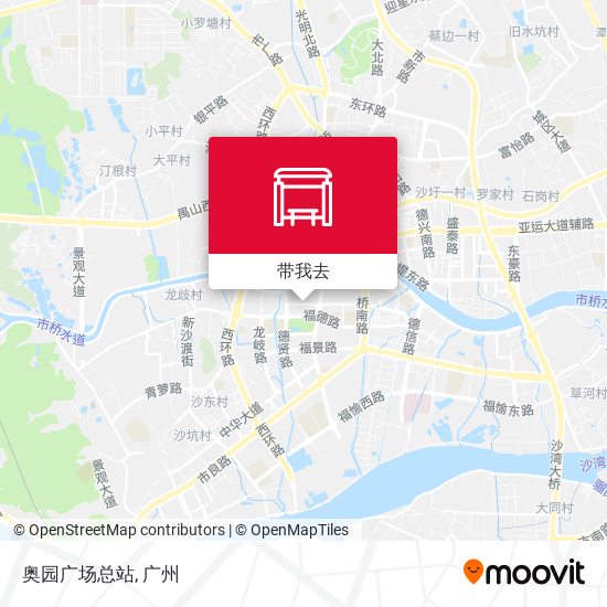 奥园广场总站地图