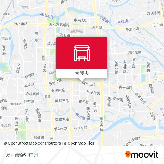 夏西新路地图