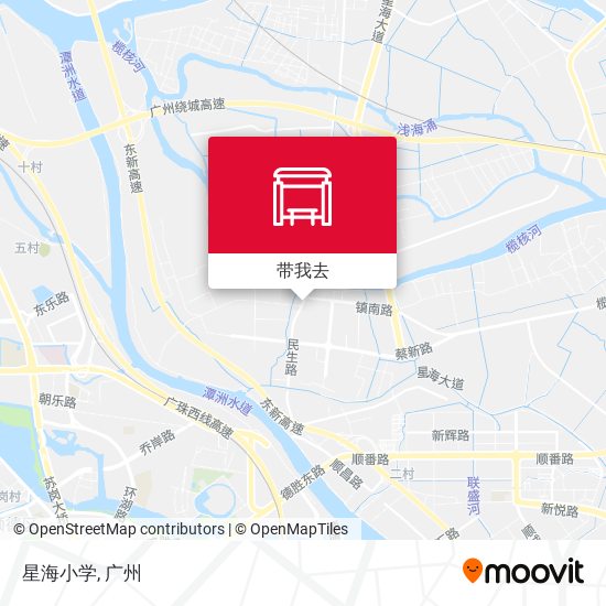 星海小学地图