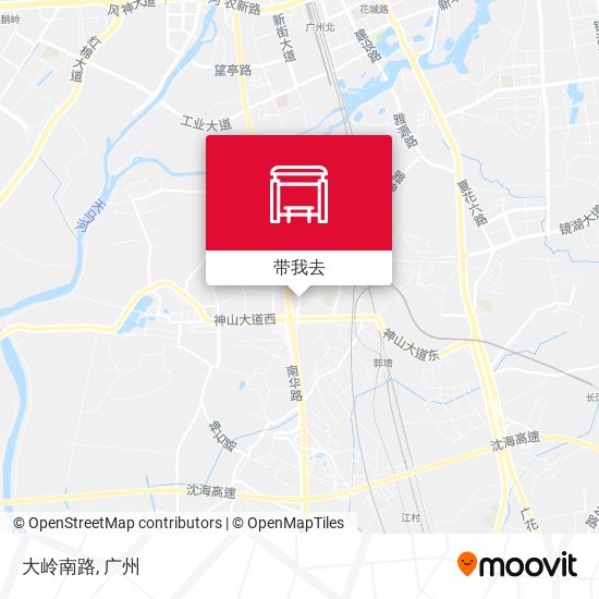 大岭南路地图