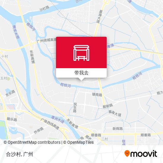 合沙村地图