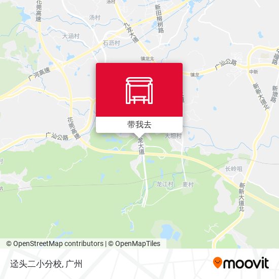 迳头二小分校地图