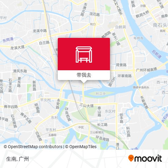 生南地图