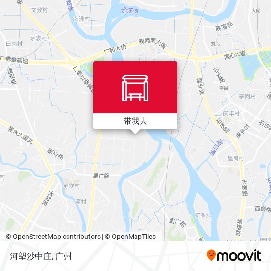 河塱沙中庄地图